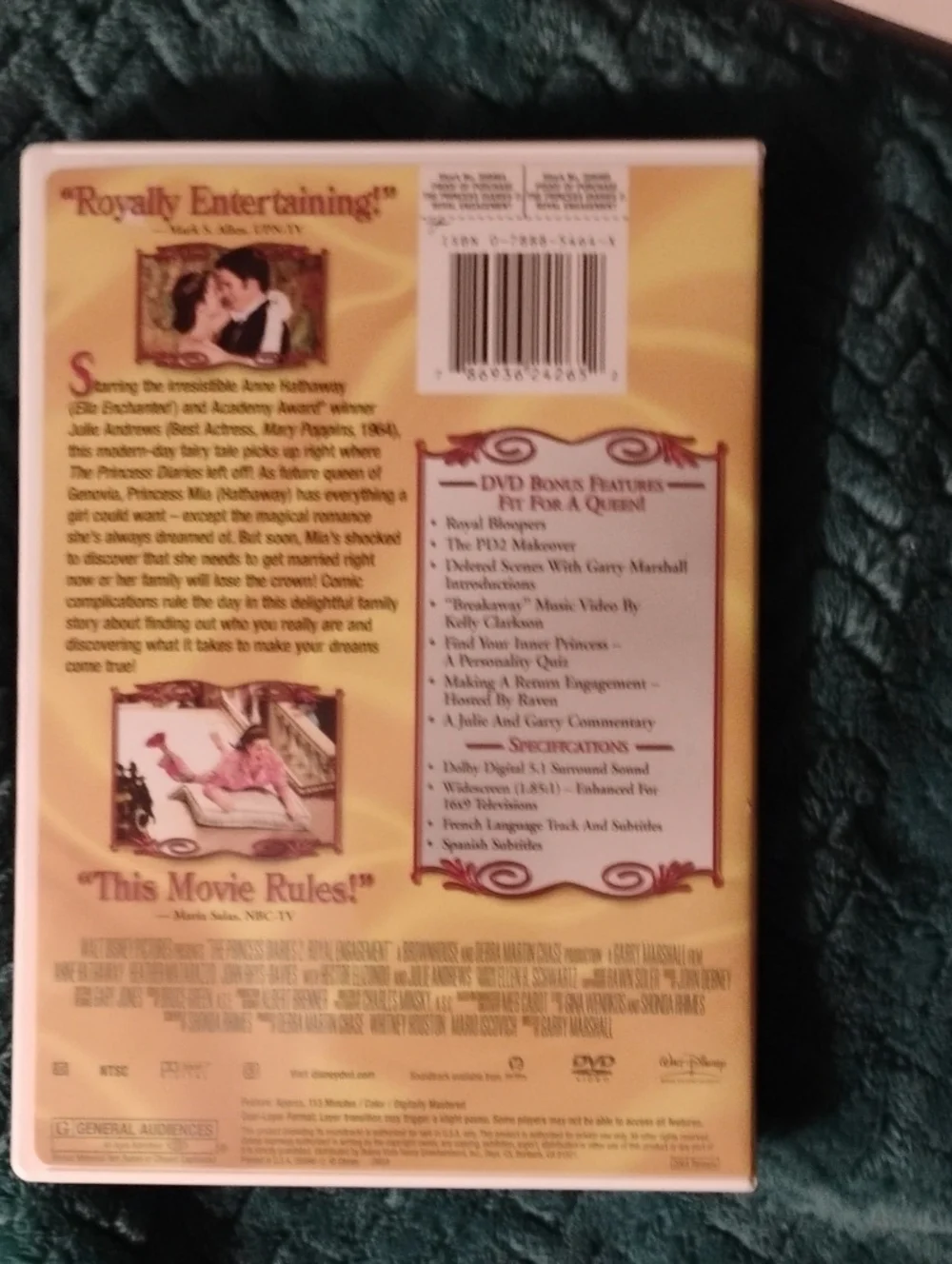 DVD Lot Of 3 Chick Flicks Legally Blonde, Princess Diaries, And Sydney.